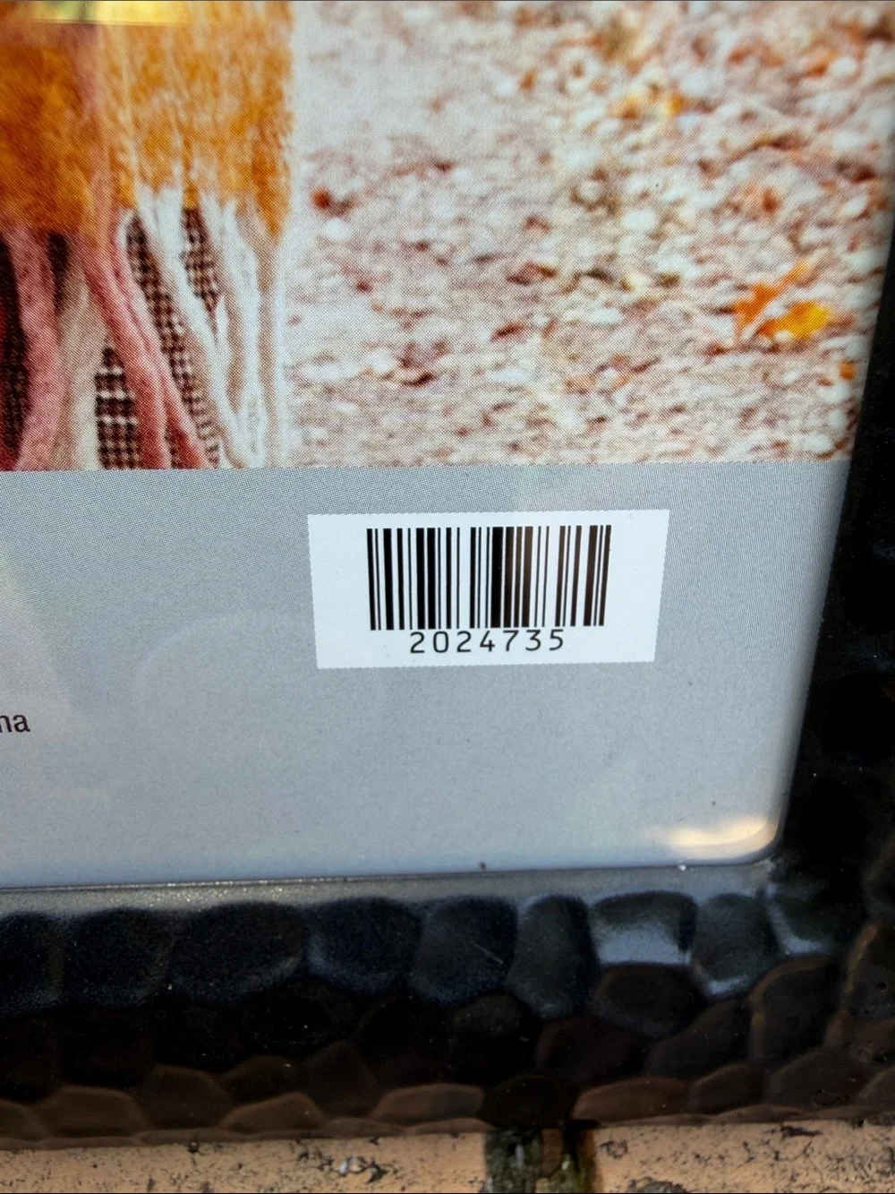 Black Metal 8x10 Picture Frame Textured NWT